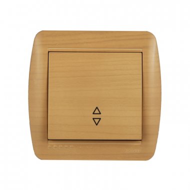 Фотография товара 'Lezard 711-4700-114 DEMET Выключатель проходной с подсветкой ясень'