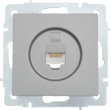 Фотография товара 'Lezard 742-3588-138 VESNA Розетка телефонная двойная евро'