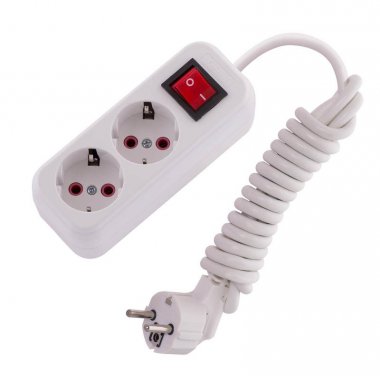 Фотография товара 'Lezard LILA Удлинитель с заземлением 2 входа 2 метра с выключателем , 720-0202-202'