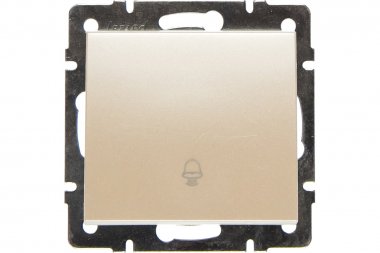 Фотография товара 'Lezard 703-3088-103 RAIN Кнопка звонка жемчужно-белый перламутр'