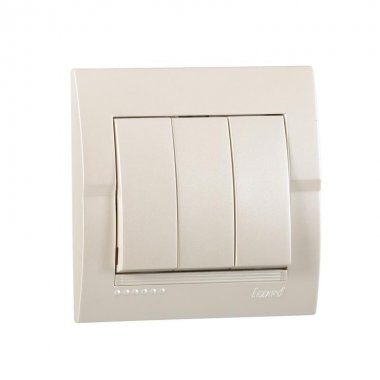 Фотография товара 'Lezard DERIY Выключатель тройной, 702-3030-109'