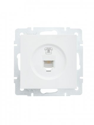 Фотография товара 'Lezard VESNA Розетка телефонная евро, 742-0288-137'