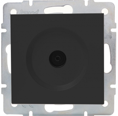 Фотография товара 'Lezard 703-4288-130 RAIN Розетка ТВ окон-я цв. черный бархат'