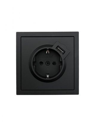 Фотография товара 'Lezard 704-4288-181 ZIMA Розетка с/з + USB разъем'