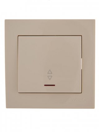 Фотография товара 'Lezard RAIN Выключатель проходной с подсветкой, 703-0303-114'