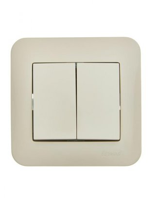 Фотография товара 'Lezard 7081-0303-101 ASTI Выключатель двойной'