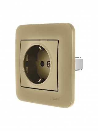 Фотография товара 'Lezard 7081-3636-122B ASTI Розетка с/з ПБТ'