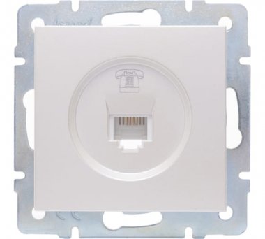 Фотография товара 'Lezard VESNA Розетка телефонная евро, 742-3088-137'