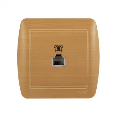 Фотография товара 'Lezard DEMET Розетка телефонная евро, 711-4700-137'