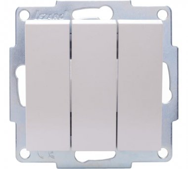 Фотография товара 'Lezard VESNA Выключатель тройной, 742-3088-109'