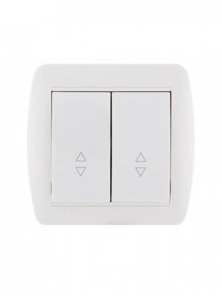 Фотография товара 'Lezard DEMET Выключатель проходной двойной, 711-0200-106'