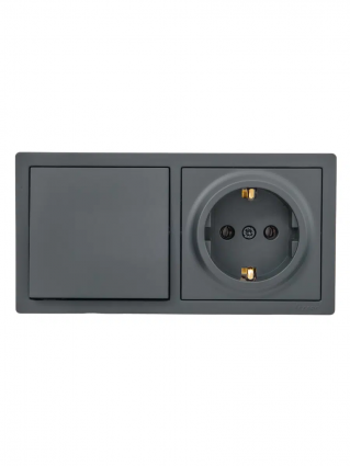 Фотография товара 'Lezard 752-3400-170BAP LETO Выключатель и розетка с/з'