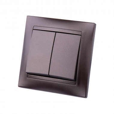 Фотография товара 'Lezard 704-7388-101QC ZIMA Выключатель 2-ой'