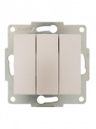 Фотография товара 'Lezard KARINA Выключатель тройной, 707-3088-109'