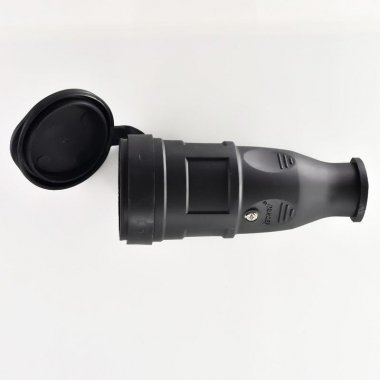 Фотография товара 'Lezard Розетка наружной установки наклонная трехфазная 3Р+Е 3х32А 380V , 332-0100-0202/202'