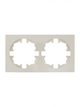 Фотография товара 'Lezard 743-9000-147 OSEN Рамка 2-ая б/вст слоновая кость'