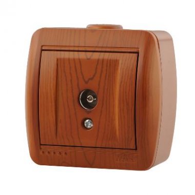 Фотография товара 'Lezard NATA Розетка ТВ проходная, 710-0800-129'