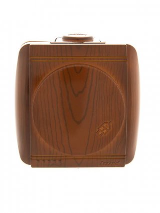 Фотография товара 'Lezard NATA Розетка с заземлением с крышкой керамика, 710-0800-123'