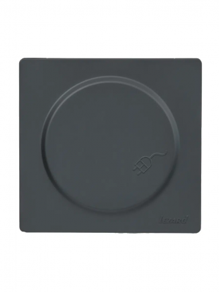 Фотография товара 'Lezard 752-3400-123B LETO Розетка с/з с крышкой ПБТ'