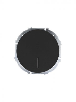 Фотография товара 'Lezard 743-4288-114 OSEN Выключатель проходной с подсветкой чёрный бархат'
