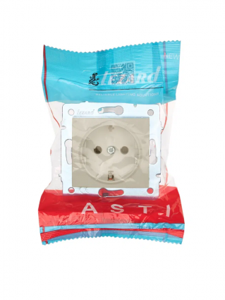 Фотография товара 'Lezard 7081-0388-122B ASTI Розетка с/з ПБТ'