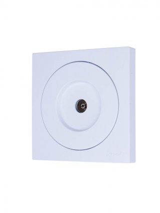 Фотография товара 'Lezard 743-0288-130 OSEN Розетка ТВ оконечная белая'