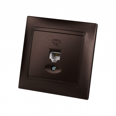 Фотография товара 'Lezard 704-7388-144 ZIMA Розетка компьютер+телефон'