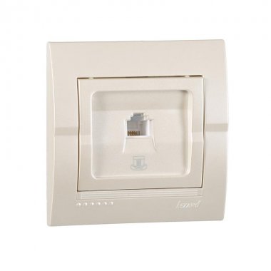 Фотография товара 'Lezard DERIY Розетка телефонная евро, 702-3030-137'