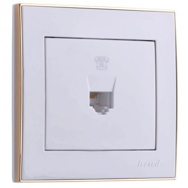 Фотография товара 'Lezard RAIN Розетка телефонная евро, 703-0226-137'