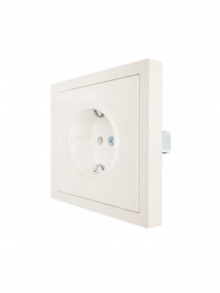 Фотография товара 'Lezard 704-9088-122BQC ZIMA Розетка с/з ПБТ'