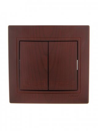 Фотография товара 'Lezard MIRA Выключатель двойной, 701-0601-101'