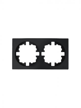 Фотография товара 'Lezard 743-4200-147 OSEN Рамка 2-ая б/вст чёрный бархат'