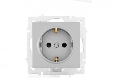 Фотография товара 'Lezard 742-3588-124 VESNA Розетка с защитой от детей керамика'