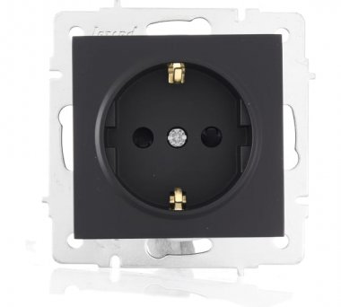 Фотография товара 'Lezard VESNA Розетка с защитой от детей ПБТ, 742-4288-124B'