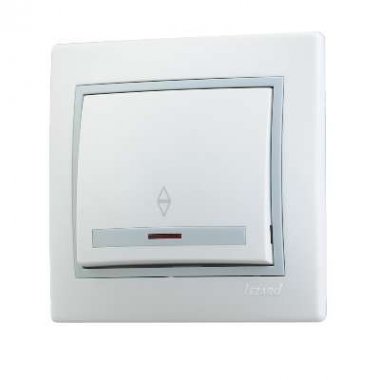 Фотография товара 'Lezard MIRA Выключатель проходной с подсветкой, 701-0215-114'