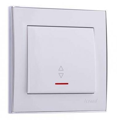 Фотография товара 'Lezard RAIN Выключатель проходной с подсветкой, 703-0225-114'