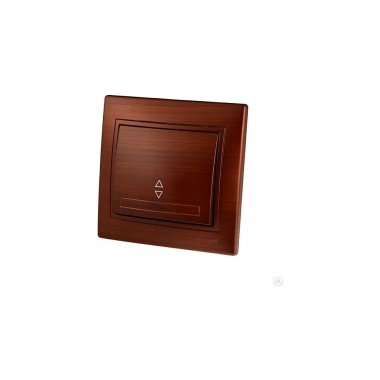 Фотография товара 'Lezard 701-0505-105 MIRA Выключатель проходной махагон'