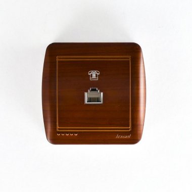 Фотография товара 'Lezard DEMET Розетка телефонная евро , 711-0500-137'