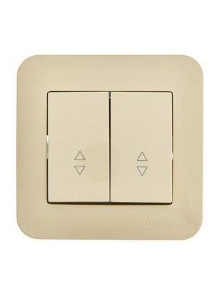 Фотография товара 'Lezard 7081-0303-106 ASTI Выключатель проходной двойной'