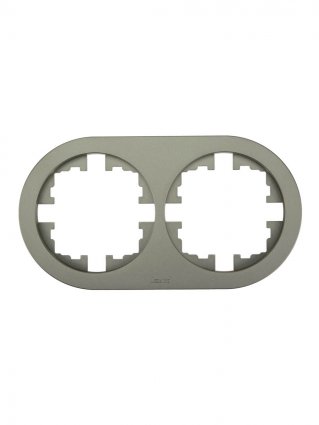 Фотография товара 'Lezard 744-3700-147 OSEN Рамка 2-ая б/вст титан круглая'