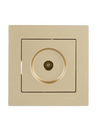 Фотография товара 'Lezard 742-3688-130 VESNA Розетка ТВ оконечная'