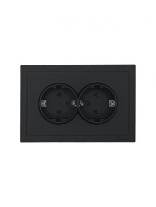 Фотография товара 'Lezard 704-4200-128BQC ZIMA Розетка 2-ая б/з ПБТ'