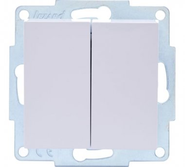 Фотография товара 'Lezard VESNA Выключатель двойной, 742-0288-101'