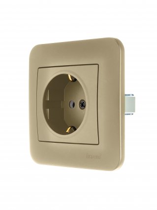Фотография товара 'Lezard 7081-3636-124B ASTI Розетка с защитой от детей ПБТ'