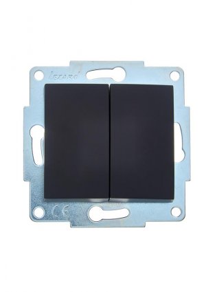 Фотография товара 'Lezard 7081-4288-101 ASTI Выключатель двойной'