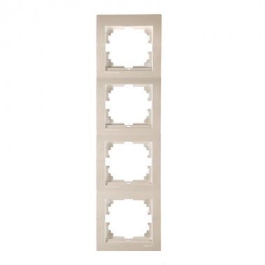 Фотография товара 'Lezard DERIY Рамка 4-ая вертикальная, 702-3000-154'