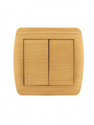 Фотография товара 'Lezard DEMET Выключатель двойной, 711-4700-101'