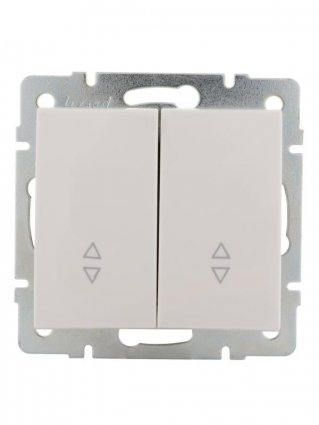 Фотография товара 'Lezard RAIN Выключатель проходной двойной, 703-0288-106'