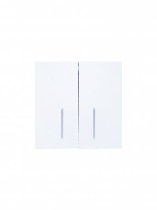 Фотография товара 'Lezard 704-0288-112QC ZIMA Выключатель 2-ой с подсветкой белый безвинтовой зажим/клемма'