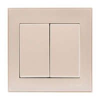 Фотография товара 'Lezard RAIN Выключатель двойной, 703-3030-101'